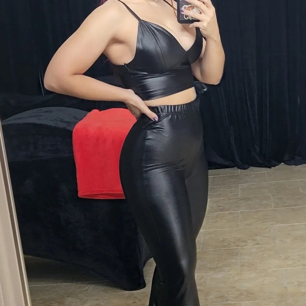 Two piece PU Leather Set